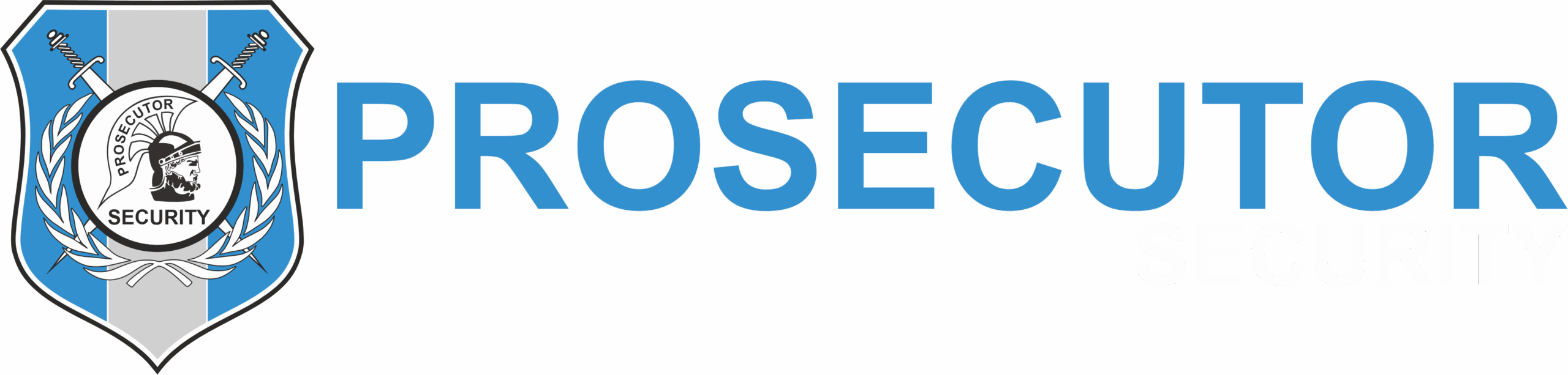 Prosecutor logo INSCIPRTION WHITE